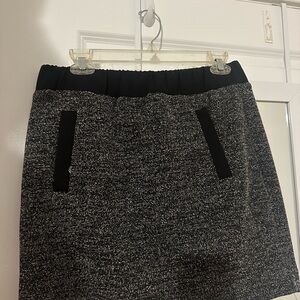 Stylish Black and Gray Women's Skirt